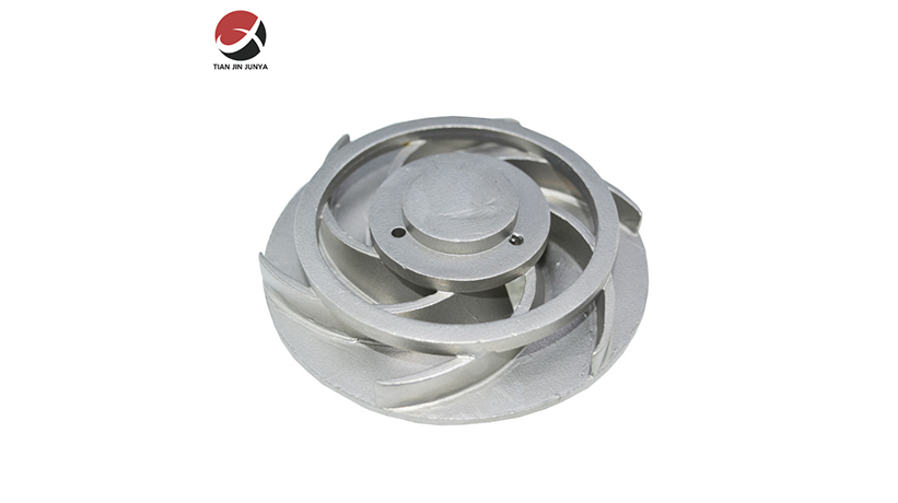 不鏽鋼鑄造(zào)來圖定制泵(beng)配件葉輪